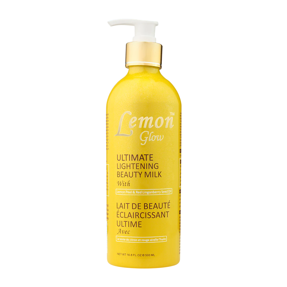 Lait de beauté éclaircissant Citron Éclat 500 ml | La Belle Glow