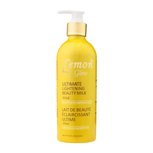 Lait de beauté éclaircissant Citron Éclat 500 ml | La Belle Glow