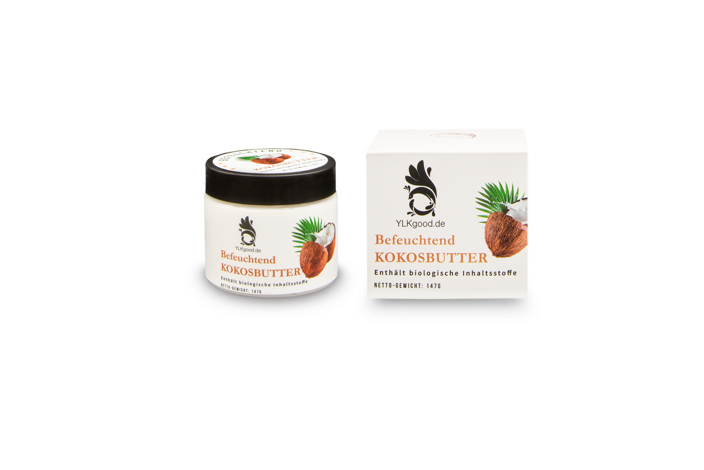 Beurre de karité naturel à l'huile de coco - 147 g