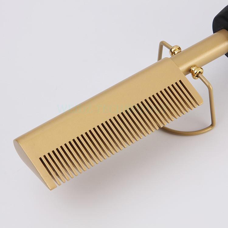 Afro Hair Straightener Hot Comb Electric Straightening Comb - Haarglättungskamm mit Temperaturregler - YLKgood