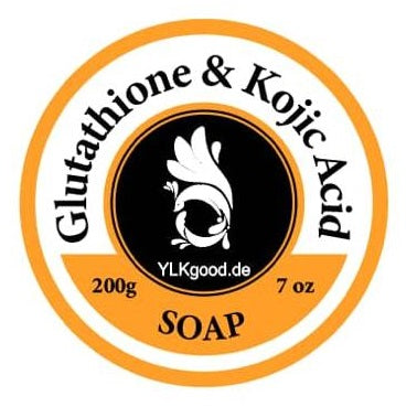 Savon au glutathion et au kojic | Savon éclaircissant original YLKgood 200 g au kojic et au glutathion